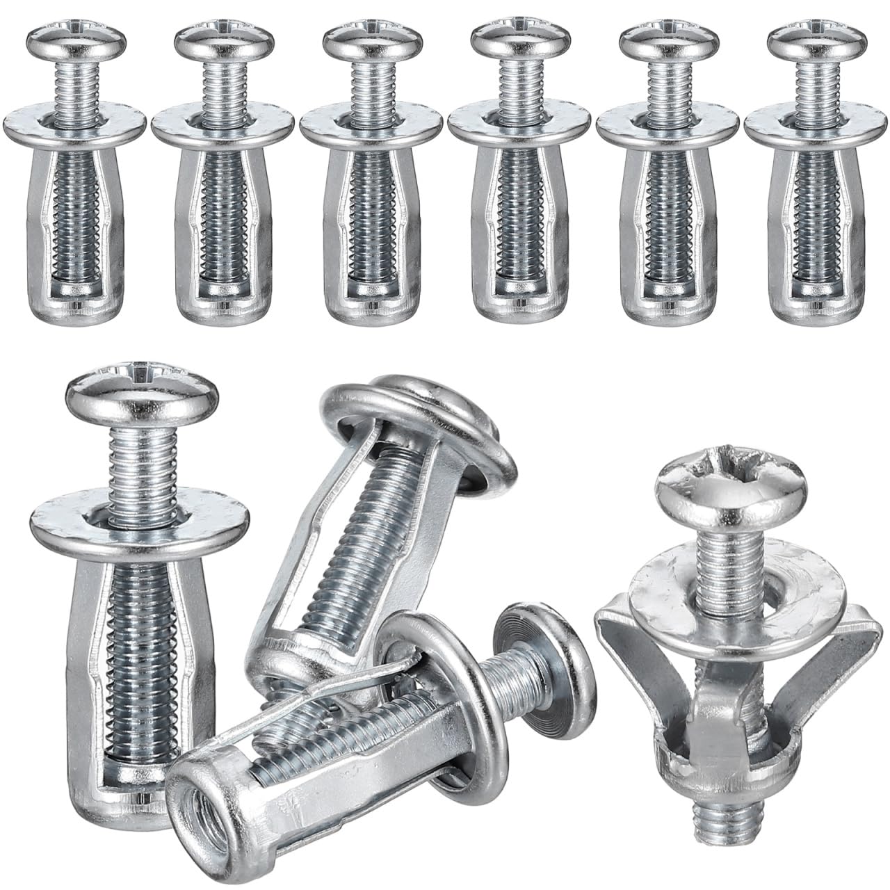 その他 Broken Anchor ZERO ULTECHNOVO Expansion Screw Hollow Door Anchor 0.9X0.43 Inch Metal